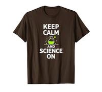 Keep Calm and Science on - Laboratoire de Chimie des Enseignants scientifiques T-Shirt, Homme, Marron, 3XL