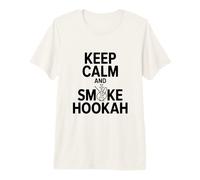 Keep Calm and Smoke Hookah Cool Lover T-Shirt Haut de Gamme