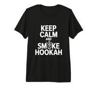 Keep Calm and Smoke Hookah Cool Lover T-Shirt Haut de Gamme