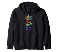 Keep Calm and Stay Sexy LGBT Sweat à Capuche