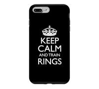 Keep Calm and Train Rings! / Design Amusant d'anneaux de Gymnastique Coque pour iPhone 7 Plus/8 Plus