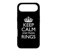 Keep Calm and Train Rings! / Design Amusant d'anneaux de Gymnastique Coque pour iPhone Air