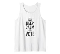 Keep Calm and Vote Political Election Débardeur