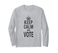 Keep Calm and Vote Political Election Manche Longue