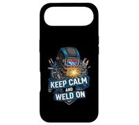 Keep Calm and Weld on Funny Welder Metalworking Coque pour iPhone Air