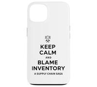 Keep Calm & Blame Inventory for Store Warehouse Employés Coque pour iPhone 13