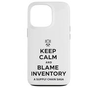Keep Calm & Blame Inventory for Store Warehouse Employés Coque pour iPhone 13 Pro