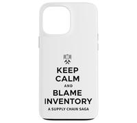 Keep Calm & Blame Inventory for Store Warehouse Employés Coque pour iPhone 13 Pro Max