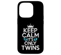 Keep Calm, c'est le seul père jumeau des jumeaux Coque pour iPhone 14 Pro