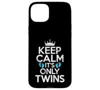 Keep Calm, c'est le seul père jumeau des jumeaux Coque pour iPhone 15 Plus