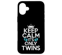 Keep Calm, c'est le seul père jumeau des jumeaux Coque pour iPhone 16 Plus