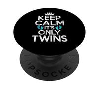 Keep Calm, c'est le seul père jumeau des jumeaux PopSockets PopGrip Adhésif