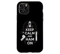 Keep Calm Ham on Radio Operator Amateur Radio Tube Coque pour iPhone 11 Pro