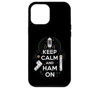 Keep Calm Ham on Radio Operator Amateur Radio Tube Coque pour iPhone 12 Pro Max