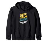 Keep Calm Handle It Funny Administrative Assistant Dire Sweat à Capuche
