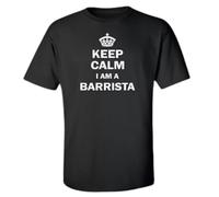 Keep Calm Im A Barista T-Shirt Black M