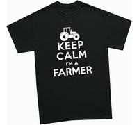 Keep Calm I'm A Farmer Personalised t Shirt Farmer Shirt, Farmer, Personalised t Shirt, Cow Shirt, Manches Courtes(XX-Large)