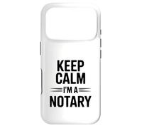 Keep Calm I'm a Notary Public Fun Office Humour Coque pour iPhone 17 Pro