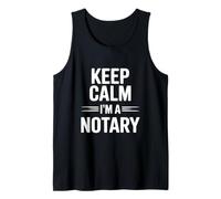 Keep Calm I'm a Notary Public Fun Office Humour Débardeur