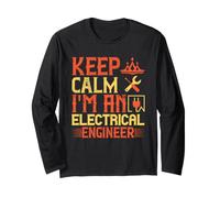 Keep Calm I'm an Electrician Engineer Electrical Job Titles Manche Longue