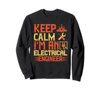 Keep Calm I'm an Electrician Engineer Electrical Job Titles Sweatshirt