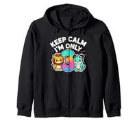 Keep Calm I'm Only 3 Funny 3rd Birthday Garçons Filles Sweat à Capuche