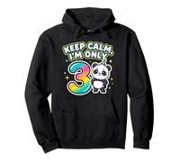 Keep Calm I'm Only 3 Funny 3rd Birthday Garçons Filles Sweat à Capuche