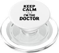 Keep Calm I'm The Doctor Humour médical Amusant PopSockets PopGrip pour MagSafe