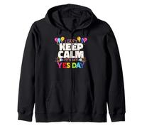 Keep Calm Its My Yes Day for Daddys Yes Day Kids Sweat à Capuche
