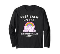 Keep Calm Je suis Le Frère Gay Dont Tout Le Monde Parle Manche Longue