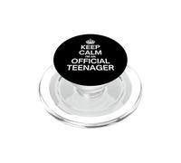Keep Calm, Je suis Un Adolescent Officiel, drôle, Anniversaire de 13 Ans PopSockets PopGrip pour MagSafe