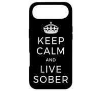 Keep Calm & Live Sober Anonymous Alcooliques AA Vivre Coque pour iPhone Air