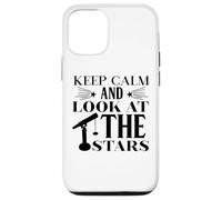 Keep Calm Look at Stars Astrologie Astronomie Stargazing Coque pour iPhone 12/12 Pro