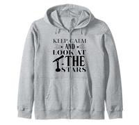 Keep Calm Look at Stars Astrologie Astronomie Stargazing Sweat à Capuche