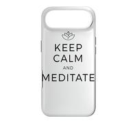 Keep Calm & Meditate Om Zen Méditation Attention Mantra Coque pour iPhone Air
