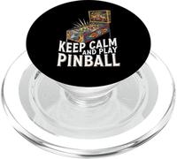 Keep Calm Pinball Machine Retro Arcade Gamer PopSockets PopGrip pour MagSafe
