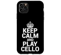 Keep Calm Play Cello Violoncello Cellist & String Virtuoso Coque pour iPhone 11 Pro Max