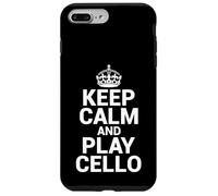 Keep Calm Play Cello Violoncello Cellist & String Virtuoso Coque pour iPhone 7 Plus/8 Plus