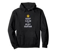 Keep Calm Play Guitare Sweat à Capuche