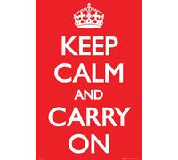 Keep Calm Poster and Carry on