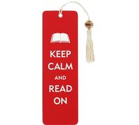 Keep Calm & Read on Beaded Bookmark