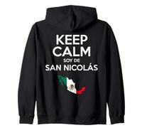 Keep Calm Soy de San Nicolas, Mexico - T-shirt Fierté mexicaine Sweat à Capuche