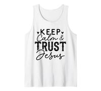 Keep Calm Trust Jesus Débardeur