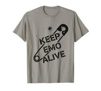 Keep Emo Alive Épingle à nourrice pour Punk Rockers T-Shirt