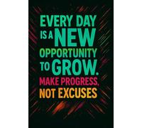 Keep Going - Motivational Grid Notebook for Students, School & Daily Planning: 100 Pages 6x9” Light Blue Graph Paper with Red Margin Ideal for Note-Taking, Math, Journaling or Sketching