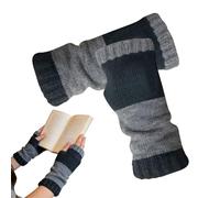 Keep hands warm and comfortable in chilly conditions with these knit fingerless gloves, designed to provide warmth while maintaining dexterity for typing, using smartphones, or handling outdoor tasks