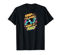 Keep It Classic Rad Turntable Record Player Retro Music T-Shirt