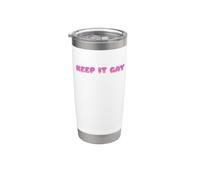 Keep It Gay Gobelet isotherme en acier inoxydable double paroi