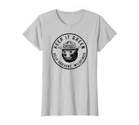 Keep It Green! Help Prevent Wildfires Vintage Smokey Bear T-Shirt, Femme, Argent, XXL