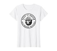 Keep It Green! Help Prevent Wildfires Vintage Smokey Bear T-Shirt, Femme, Blanc, S